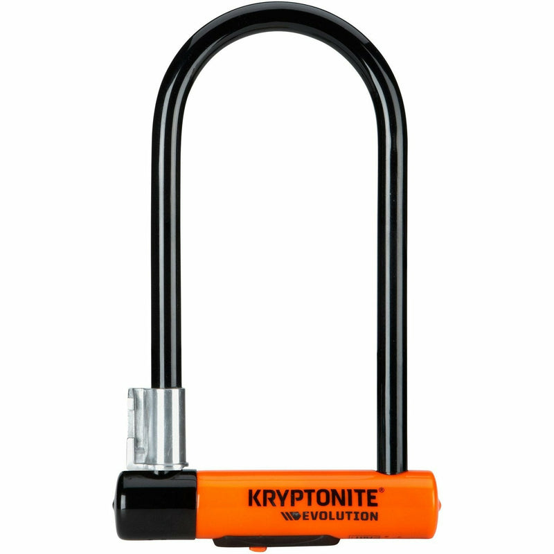 Kryptonite Evolution Standard Lock With Flexframe Bracket Gold Sold Secure Black / Orange