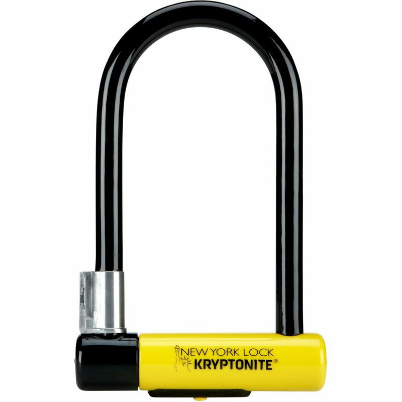Kryptonite New York Standard Nyl Lock With Flexframe Bracket Gold Sold Secure Black / Yellow