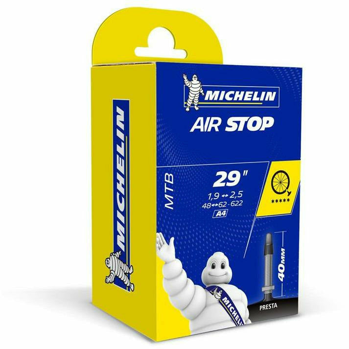 Michelin Airstop Presta 40 MM MTB Inner Tube Black - Pack Of 10