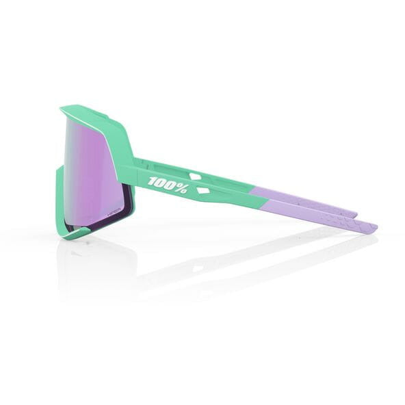 100% Glasses Glendale Soft Tact Mint / Hiper Lavender Mirror Lens Green
