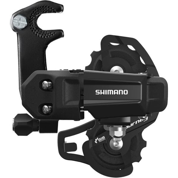 Shimano Tourney / TY Tourney TY200 Rear Derailleur 6 / 7-Speed With Bracket Cage
 Black