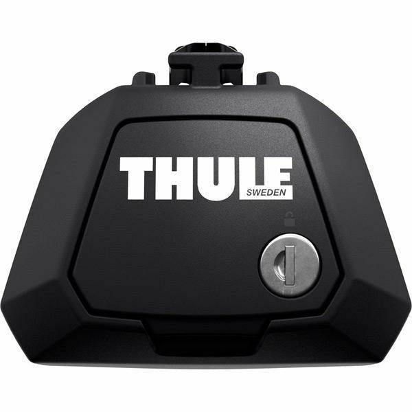 Thule 7104 Evo Raised Rail Foot Pack For Cars With Roof Rails Black - Pack Of 4