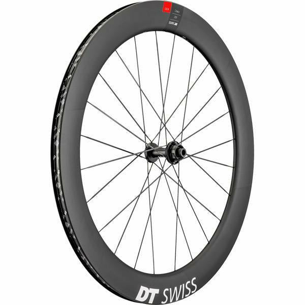 DT Swiss Arc 1100 Dicut Disc Brake Front Wheel Carbon Clincher Rim Black