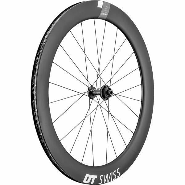 DT Swiss Arc 1400 Dicut Disc Brake Front Wheel Carbon Clincher Rim Black