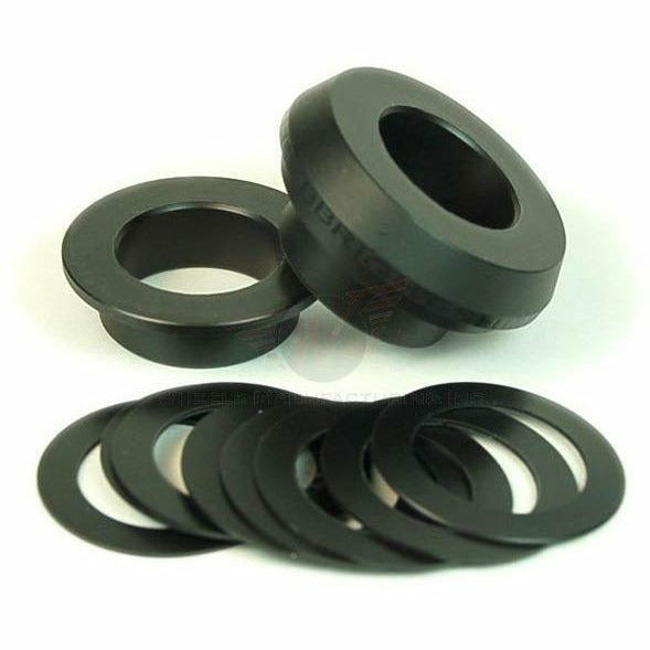 Wheels Manufacturing BBright To Shimano Crank Spindle Shims Black