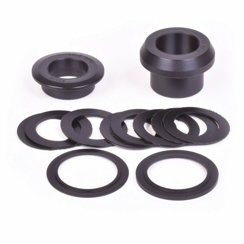 Wheels Manufacturing BBright To SRAM Crank Spindle Shims Black