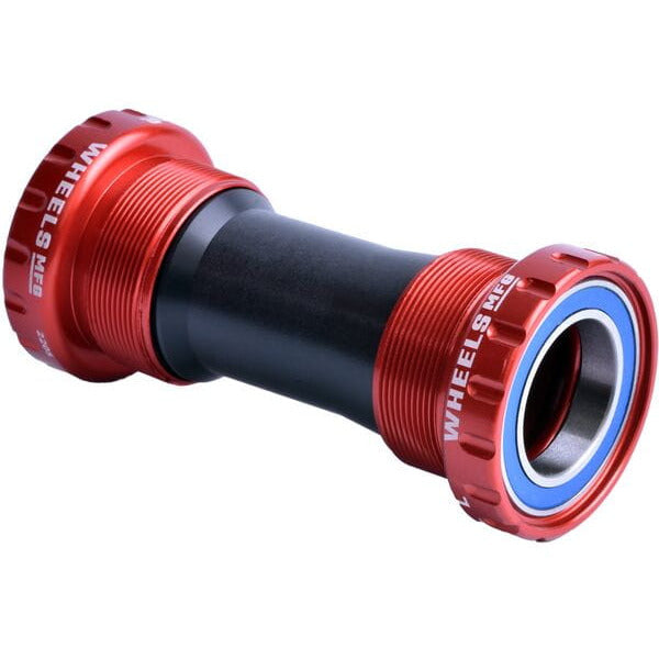 Wheels Manufacturing BSA Threaded Frame ABEC-3 Bearings Red