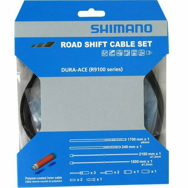 Shimano Spares Dura-Ace RS900 Polymer Coated Inners Road Gear Cable Set Black