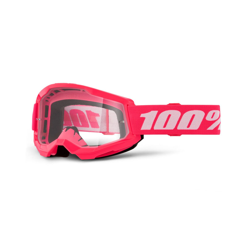 100% Strata 2 Goggles Pink / Clear Lens