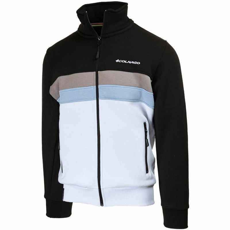 EX Display Colnago Zip Sweatshirt Black / White - XL