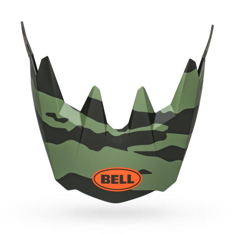 Bell Sanction 2 Helmet Visor Matt Dark Green / Orange