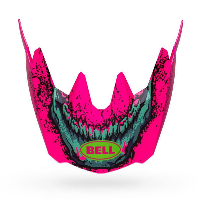 Bell Sanction 2 Helmet Visor Bonehead Pink / Turquoise