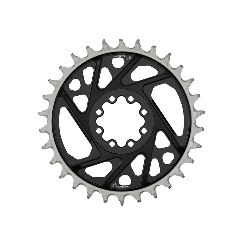 SRAM Chainring T-Type Direct Mount 3 MM Offset Eagle / Including 8 Bolts / XX D1 Black