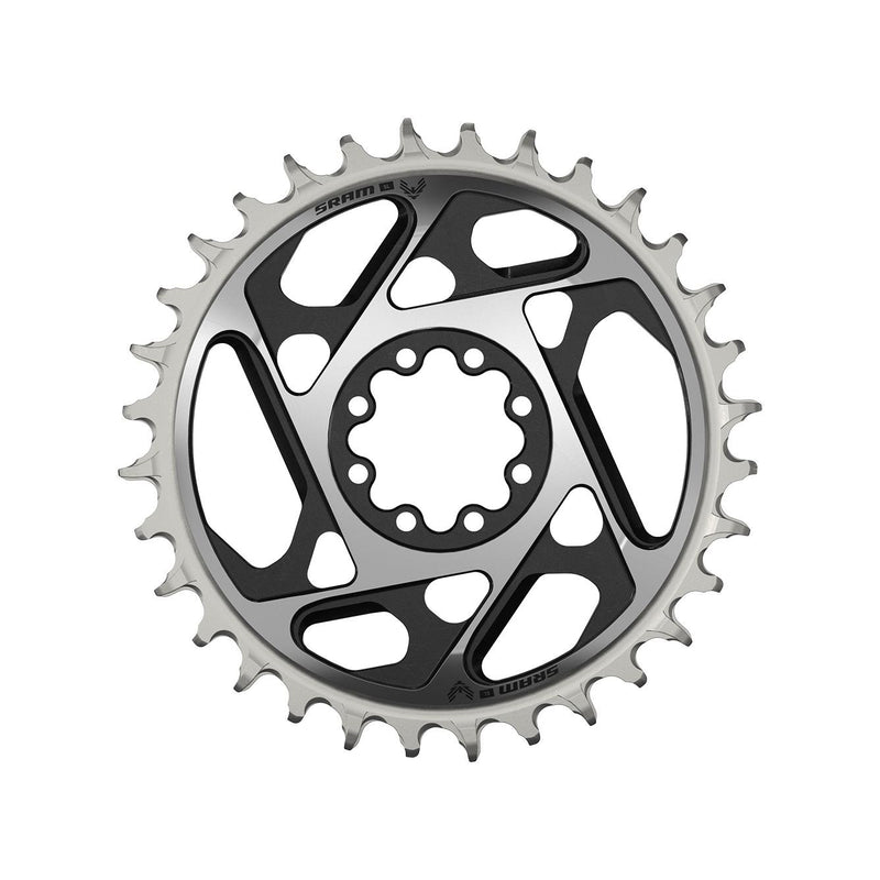 SRAM Chainring T-Type Direct Mount 3 MM Offset Eagle / Including 8 Bolts / XXSL D1 Black