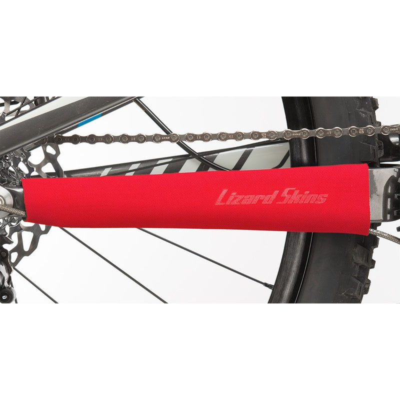 Lizard Skins Small Neoprene Chainstay Protector Red
