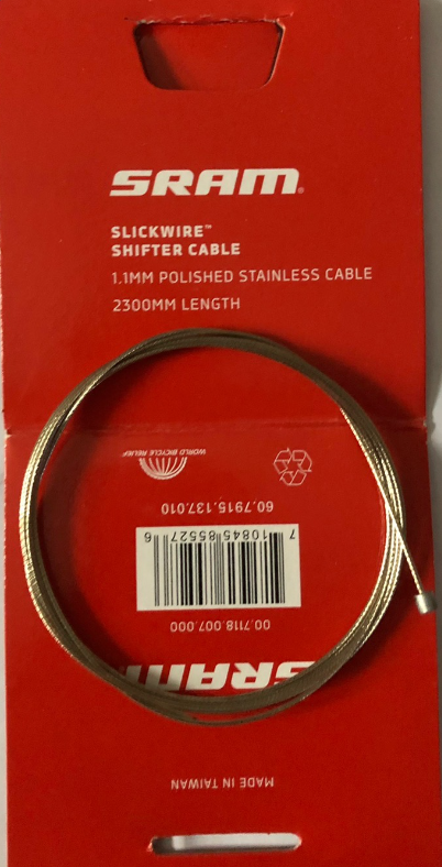 SRAM 1.1 Shift Cable Slickwire 2300 MM Single