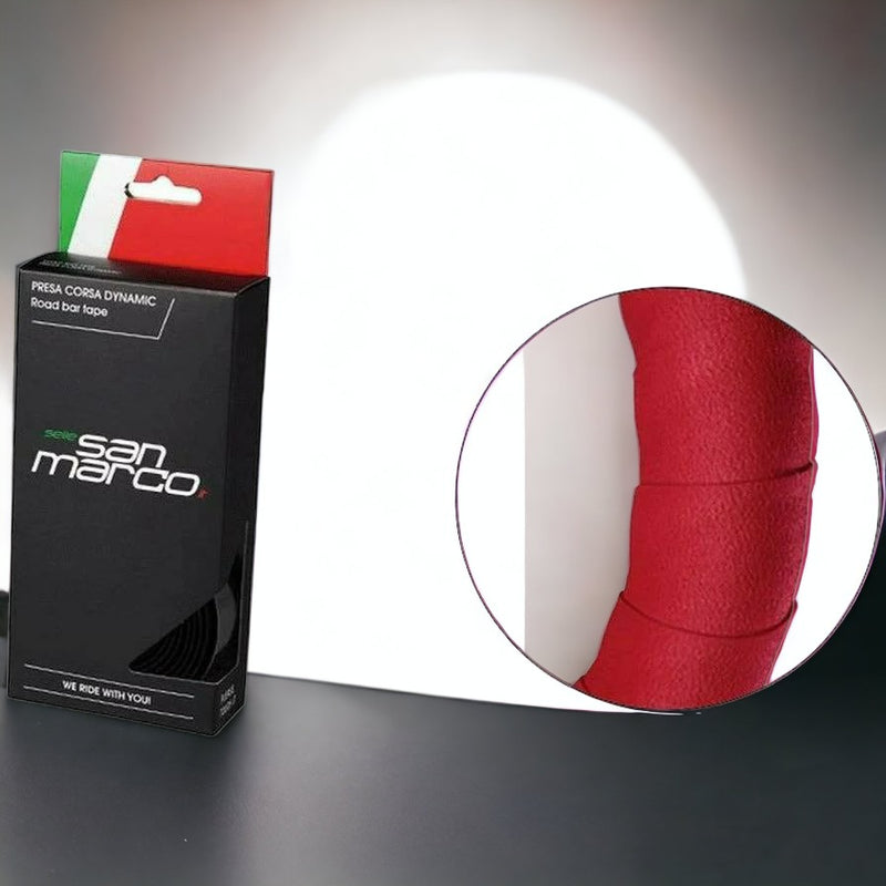 EX Display Selle San Marco Presa Corsa Dynamic Handlebar Tape Red