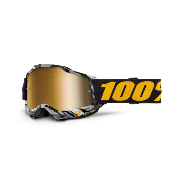 100% Accuri 2 Goggles Ambush / Mirror True Gold Lens