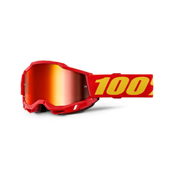 100% Accuri 2 Goggles Red / Mirror Red Lens