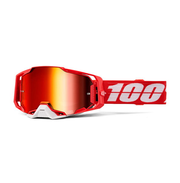 100% Armega Goggles C-Bad / Mirror Red Lens