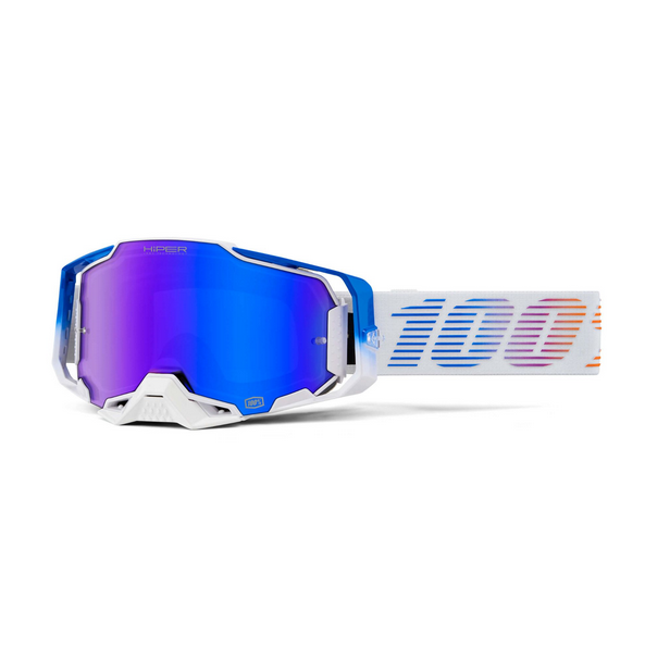 100% Armega Goggles Neo / HiPER Mirror Blue Lens
