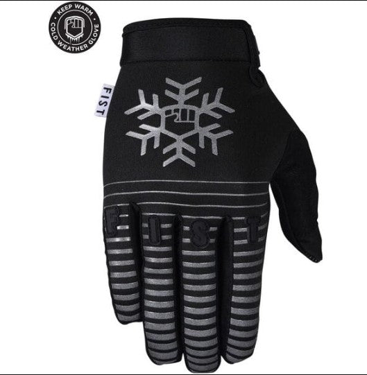 Fist Handwear Chapter 22 Collection Frosty Finger Snow Tone Gloves Black / Silver
