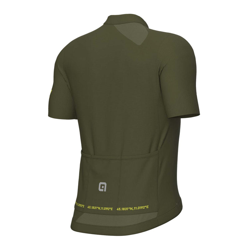 Ale Clothing Follow Me PR-E Short Sleeves Jersey Military Green