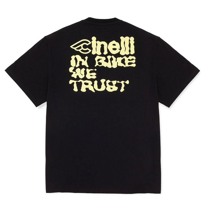 Cinelli In Bike We Trust T-Shirt Black
