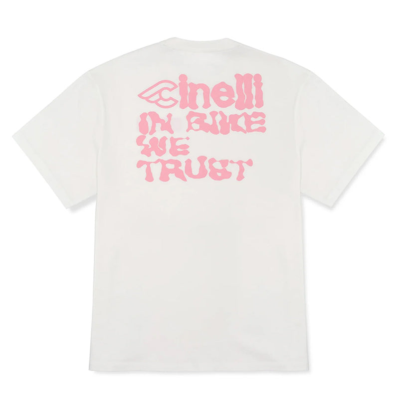 Cinelli In Bike We Trust T-Shirt White