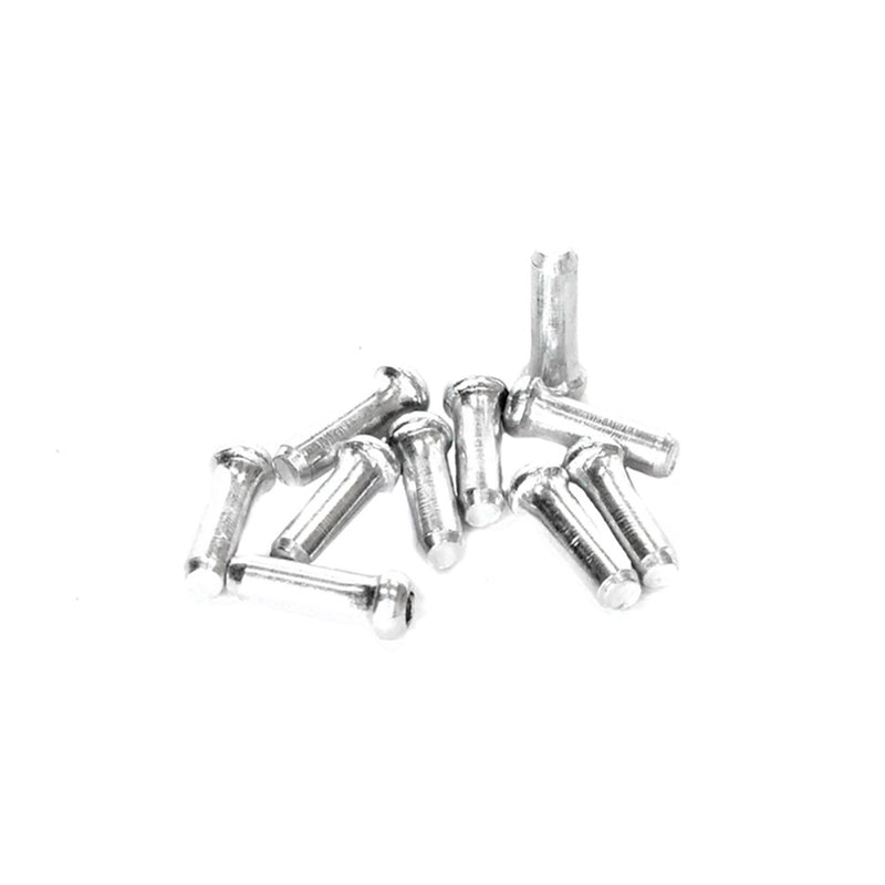Clarks Brake / Gear Inner Cable Ends Silver - Pack Of 10