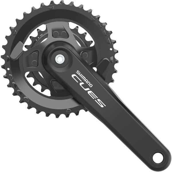 Shimano CUES FC-U4010 CUES 2 Piece Design Chainset For 9 / 10 / 11-Speed 170 MM Boost Black