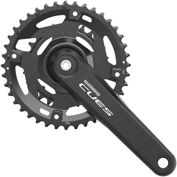Shimano CUES FC-U4010 CUES 2 Piece Design Chainset For 9 / 10 / 11-Speed 170 MM Black