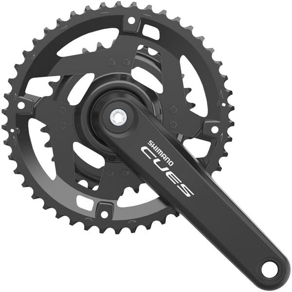 Shimano CUES FC-U4010 CUES 2 Piece Design Chainset For 9 / 10-Speed 170 MM Black