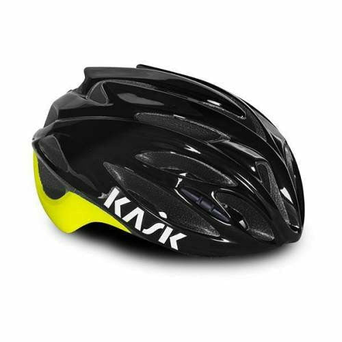 EX Display Kask Rapido Road Helmets Black / Fluo Yellow - L