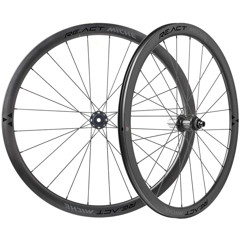 Miche RE.ACT XDR Wheels Clincher Black - 1 Pair
