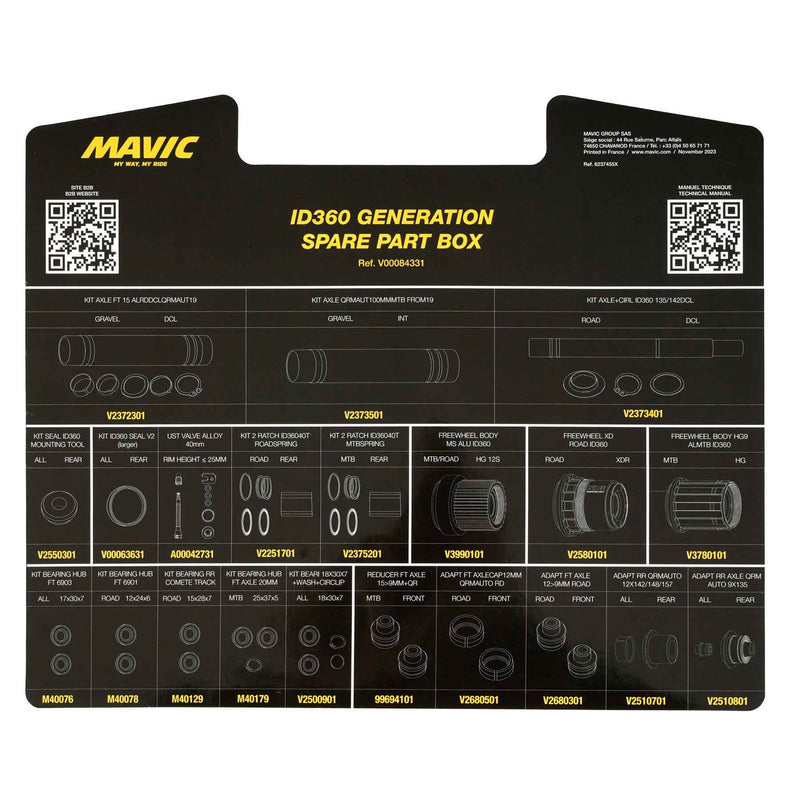 Mavic ID360 Generation Spares Box Kit