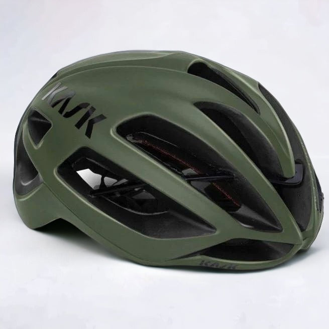 EX Display Kask Protone Aero Road Helmets Matt Olive Green - S