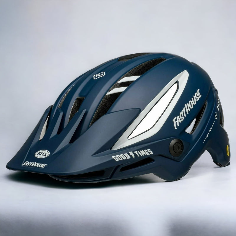 EX Display Bell Sixer MIPS MTB Helmet Fasthouse Matt / Gloss Blue / White - S - 52-56 CM