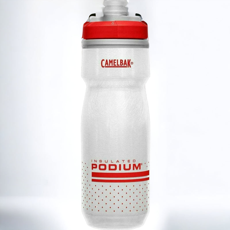 EX Display CamelBak Podium Chill Insulated Bottle 2020 Fiery Red / White - 620 ML / 21 OZ