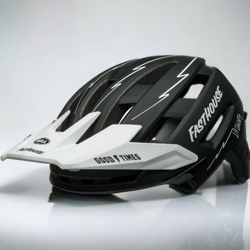 EX Display Bell Super Air MIPS MTB Helmet Fasthouse Matt Black / White - L - 58-62 CM