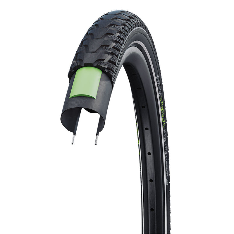 Schwalbe Energizer Plus Tour Greenguard Tyre Black / Reflective