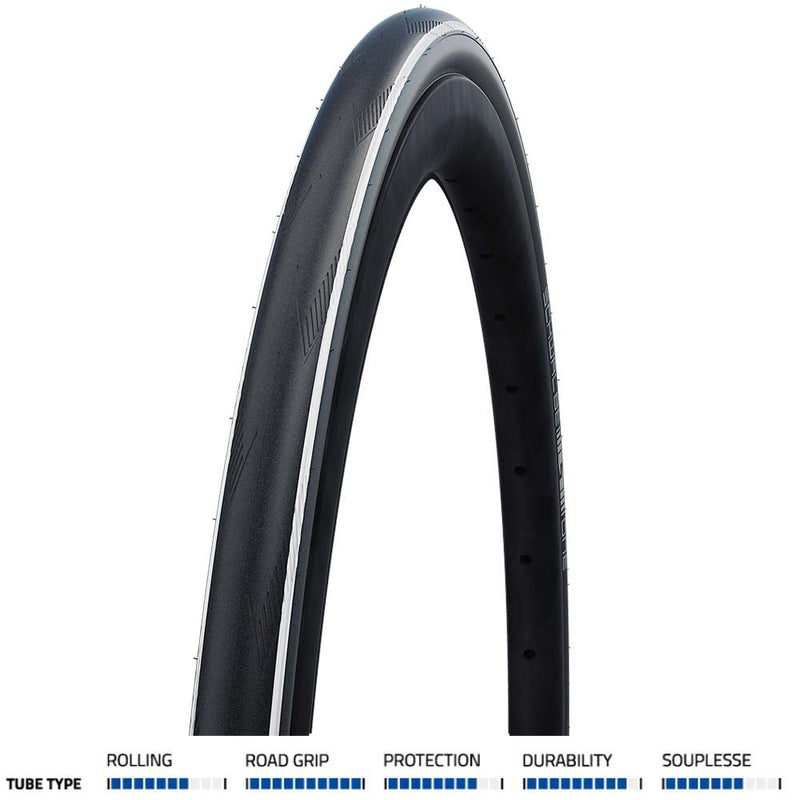 Schwalbe One Performance RaceGuard TLE Folding  Tyres White