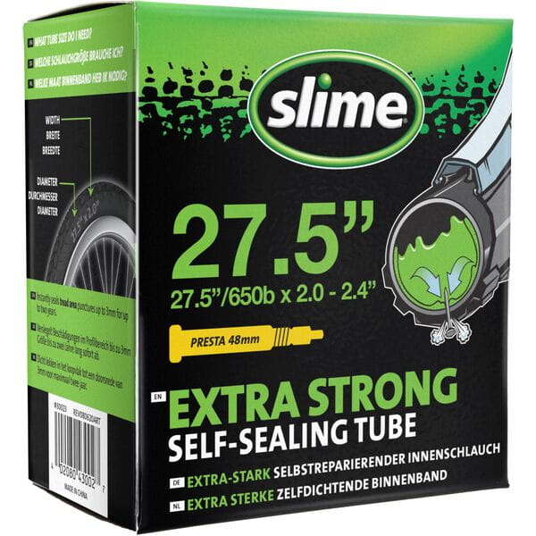 Slime Smart Presta Valve Tube Black