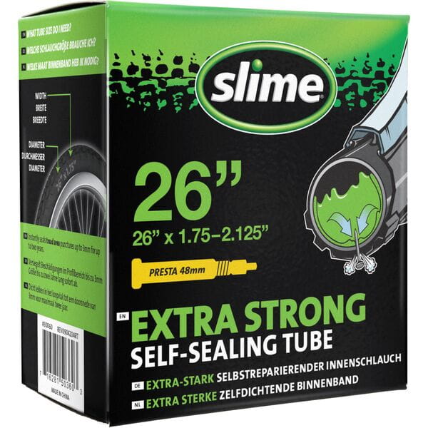 Slime Smart Presta Valve Tube Black