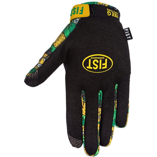 Fist Handwear Chapter 22 Collection Pineapple Rush Gloves Green / Yellow