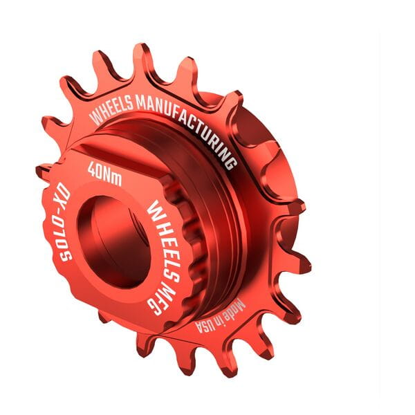 Wheels Manufacturing Solo-XD 18T Single Speed Conversion Kit For XD/XDR Hubs Red