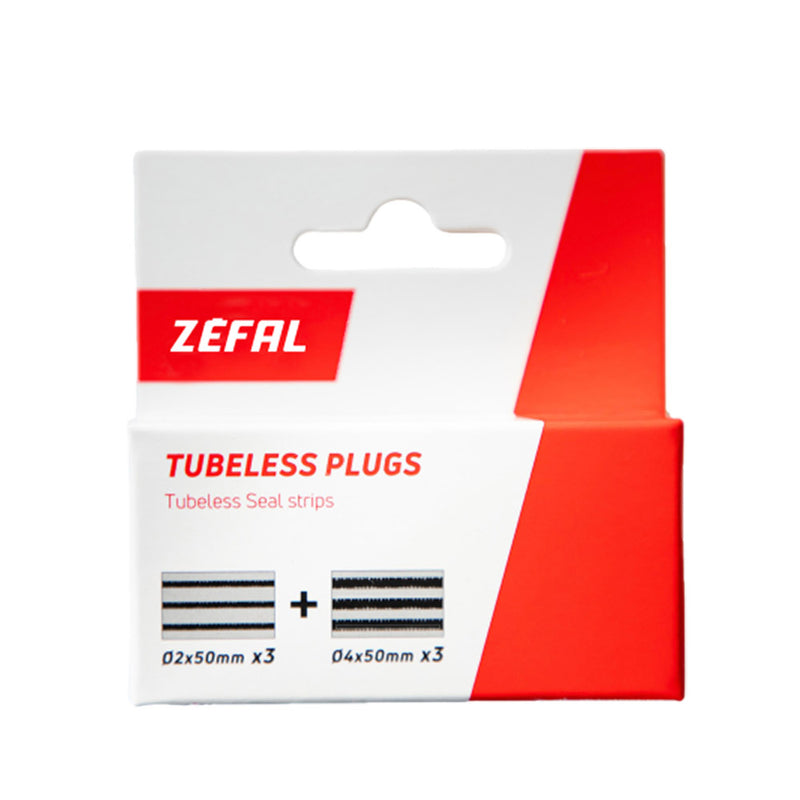 Zefal Tubeless Plugs 3 X 2 / 3 X 4 MM - Pack Of 6