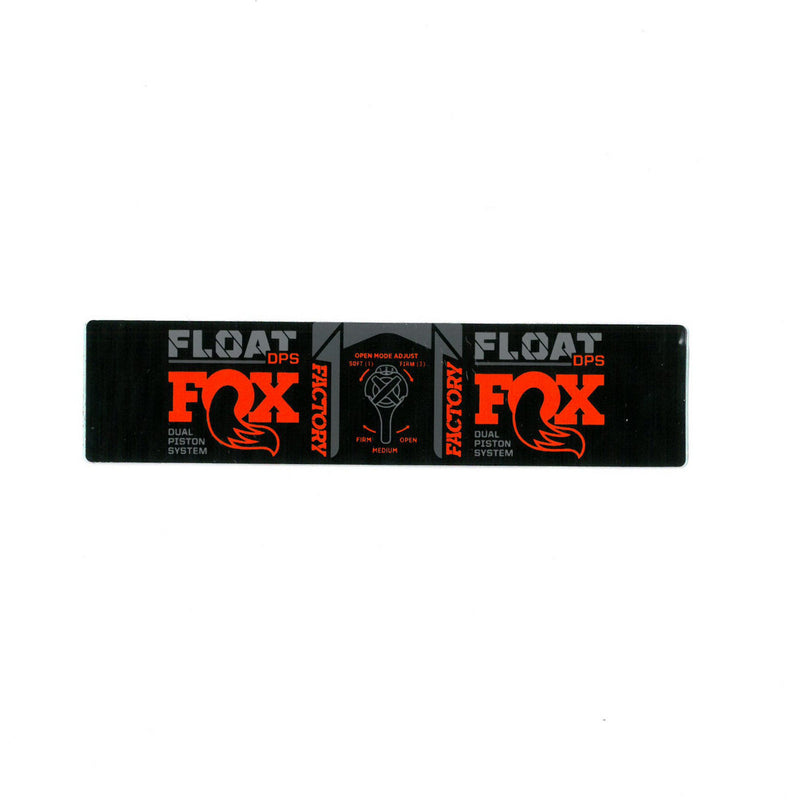 Fox Shock Float DPS Factory EVOL 7.25+ / 165mm+ Adjust Decal