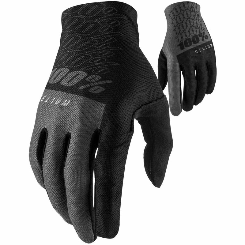 100% Celium Gloves Grey / Black