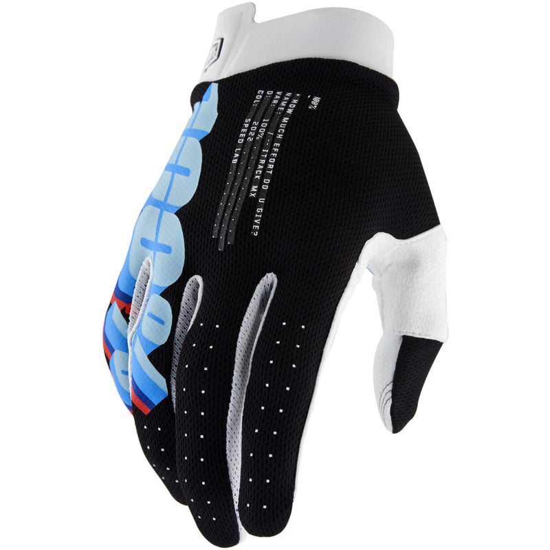 100% iTrack Gloves System Black